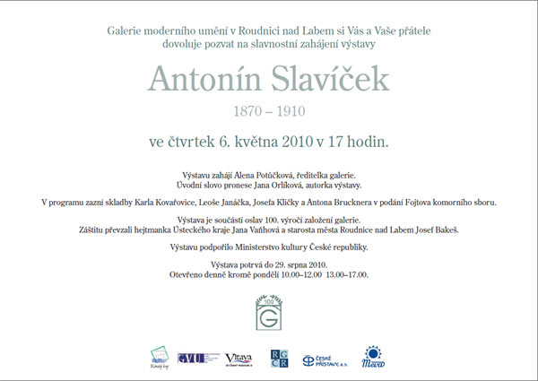 Výstava - Antonín Slavíček