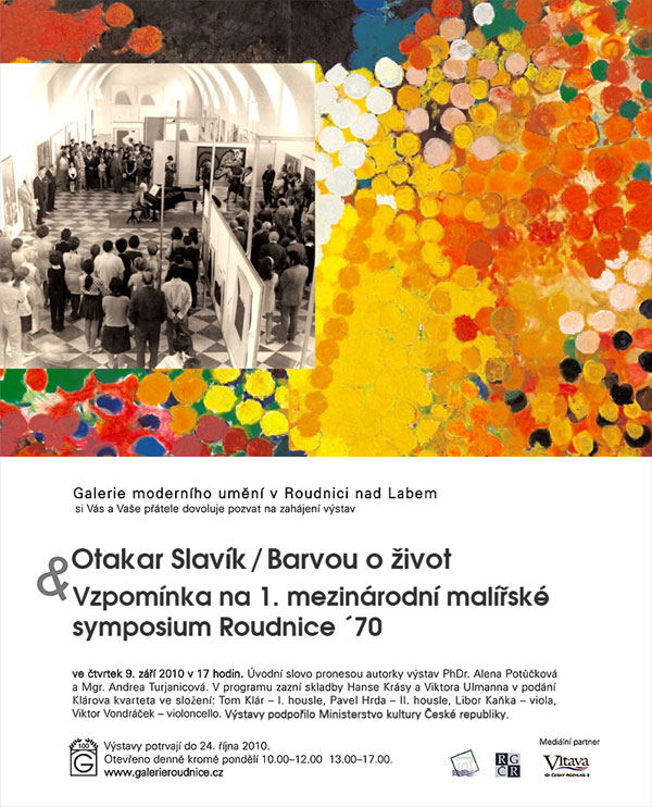 Otakar Slavik - Barvou o život - zahájení
