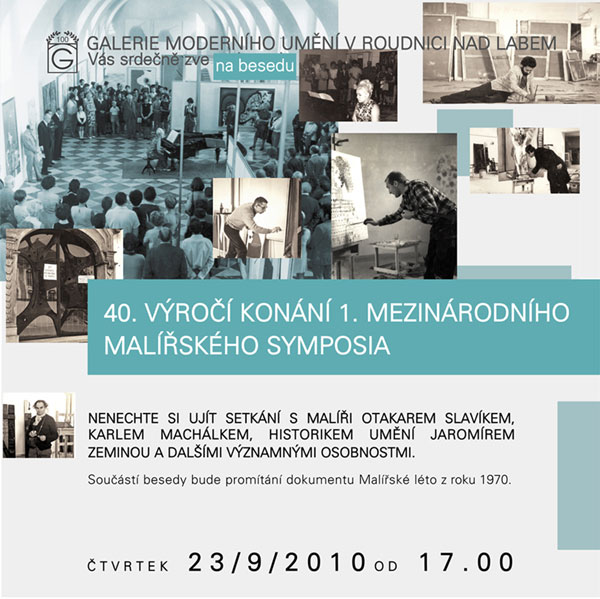 40. výročí konnání 1. mezinárodního maliřského symposia
