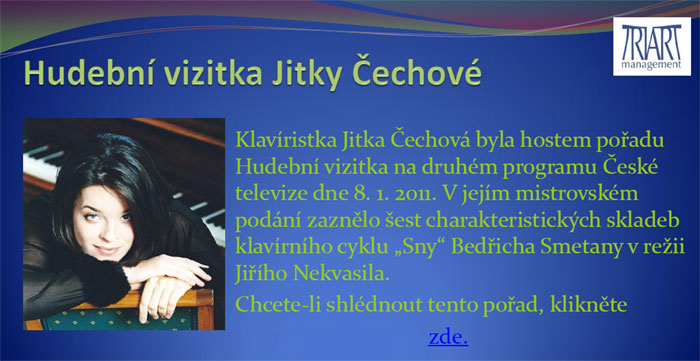 Hudební vizitka - Jitky Čechové