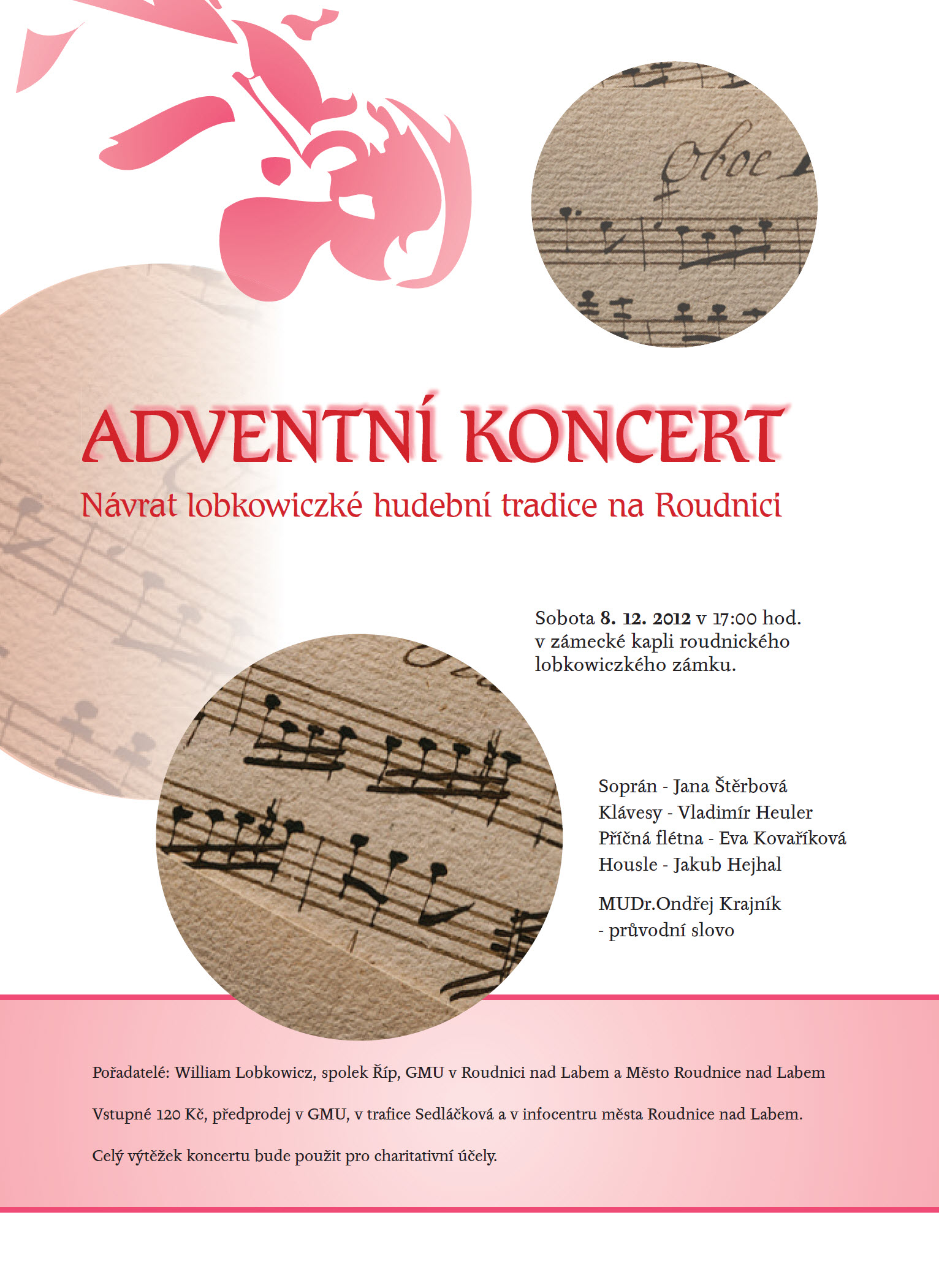 Adventní koncert na roudnickém zámku