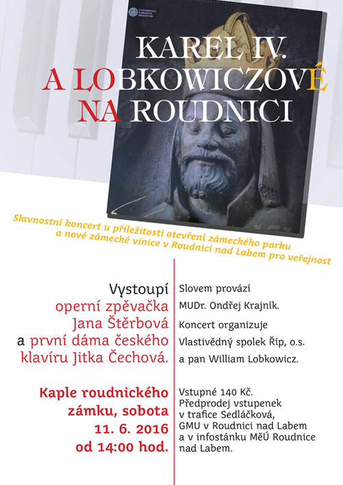 Koncert na zámku v Roudnici nad Labem