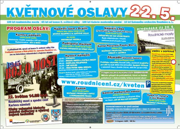 Květnové oslavy v Roudnici nad Labem