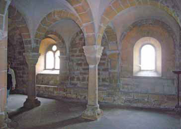 Krypta pod západní částí kostela