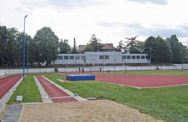 Stadion dnes pohledem od třídy T. G. Masaryka